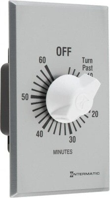 Spring Wound Timer Switch, 60Min 125V/20A