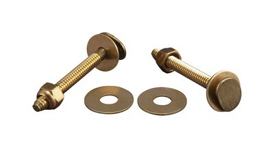 PlumbPak PP830-49 Brass Toilet Bolt Set, 1/4-20X2-1/4&quot;