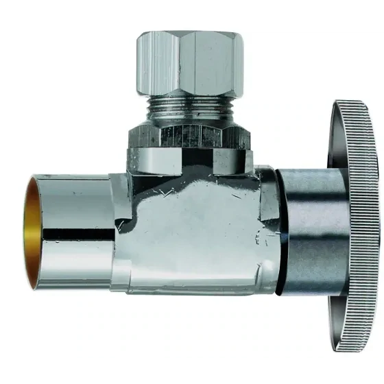 PlumbPak PP60PCLF Angled Valve, 1/2Copper Sweat
