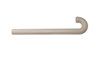 PlumbPak PP66-12WW White Plastic Floor Tube, 1-1/2&quot;