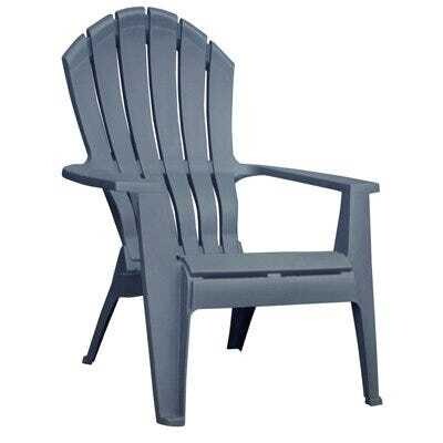 Real Comfort Stone Blue Adirondack Chair