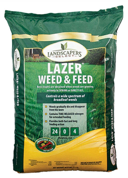 Landscaper&#39;s Select 90279 Lazer 24-0-4 N-P-K Weed &amp; Feed, 15M