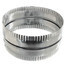 Stove Pipe Nipple, 6&quot; Crimp x 6&quot; Crimp