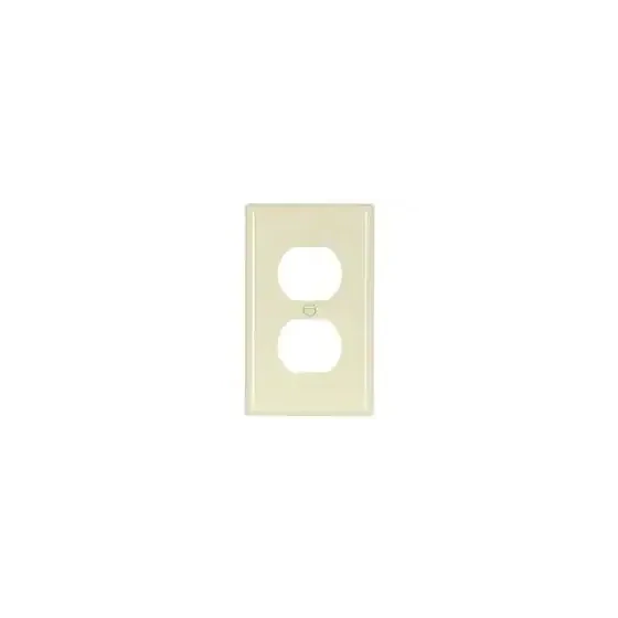 Eaton 5132LA Lt Almond Receptacle Cover, 1G