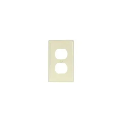 Eaton 5132LA Lt Almond Receptacle Cover, 1G