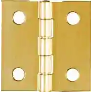 National Hardware N211-334 Solid Brass Hinges, 1&quot;X1&quot;