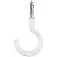 National Hardware N248-450 White Vinyl Coated Cup Hook, 3/4&quot;