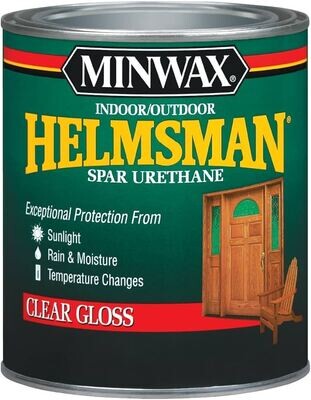 Minwax Helmsman® 63200444 Gloss Indoor/Outdoor Spar Urethane, 1Qt