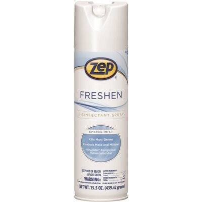 Zep 1050017 Freshen Disinfecting Spray, 15.5oz