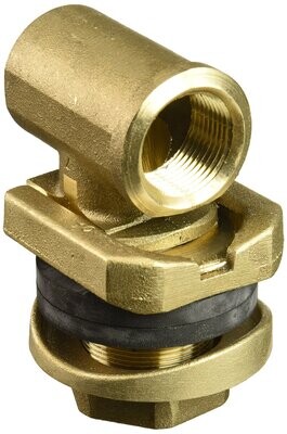 Simmons 1840SB Brass Pitless Adaptor, 1&quot;