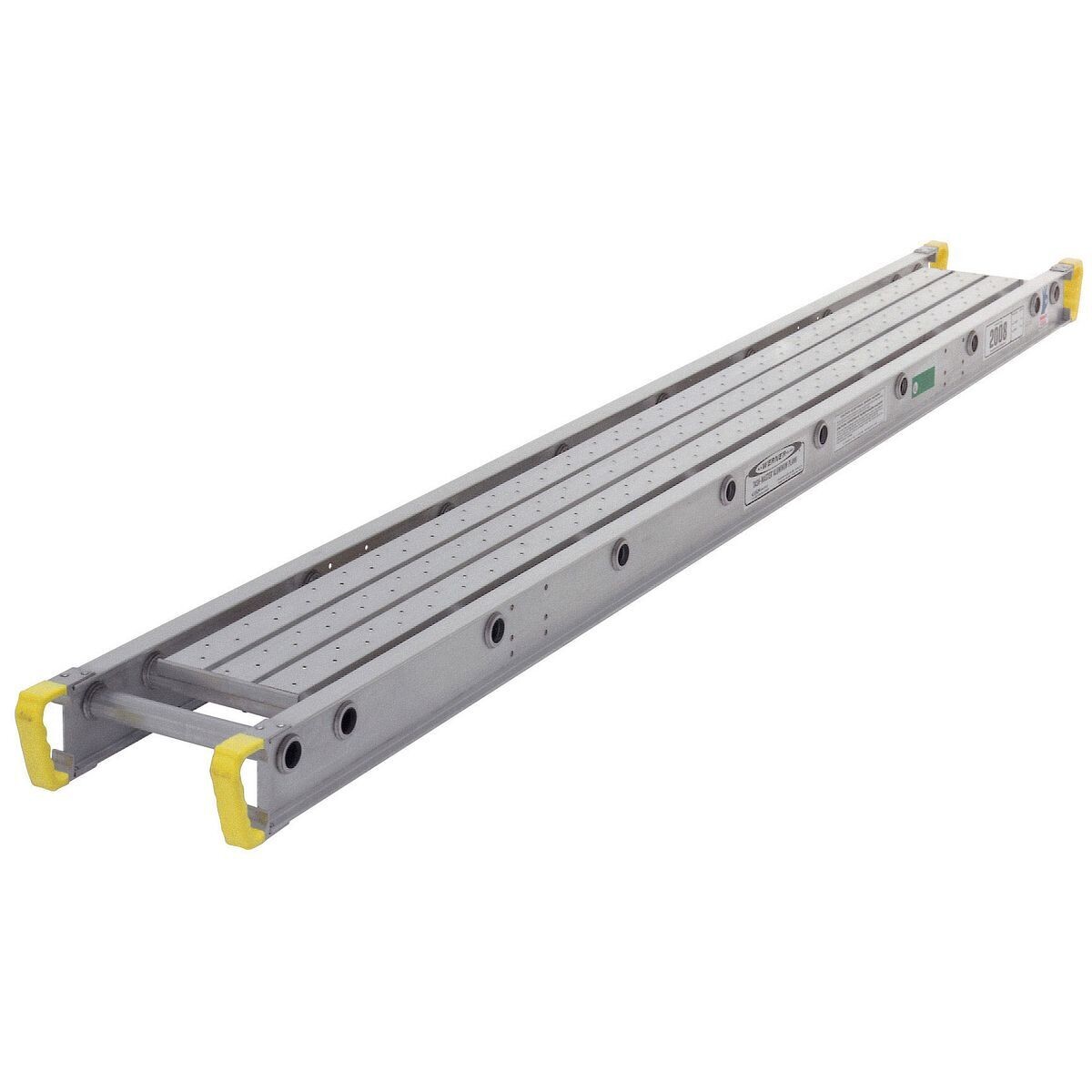 Werner 2024 Slip Resistant Aluminum Plank, 12&quot;X24Ft, 250Lb Capacity