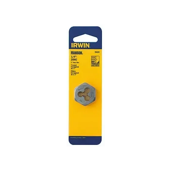 Irwin 9420 Hex Die, 1/4&quot;-20