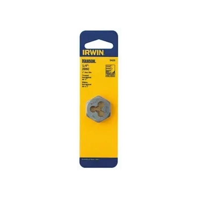 Irwin 9420 Hex Die, 1/4&quot;-20