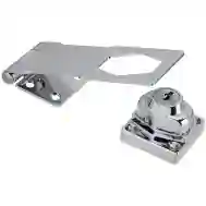 National Hardware N183-780 Chrome Hasp Lock, 4-1/2&quot;