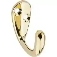 National Hardware N199-182 Brass Coat/Hat Hook, 2Pk