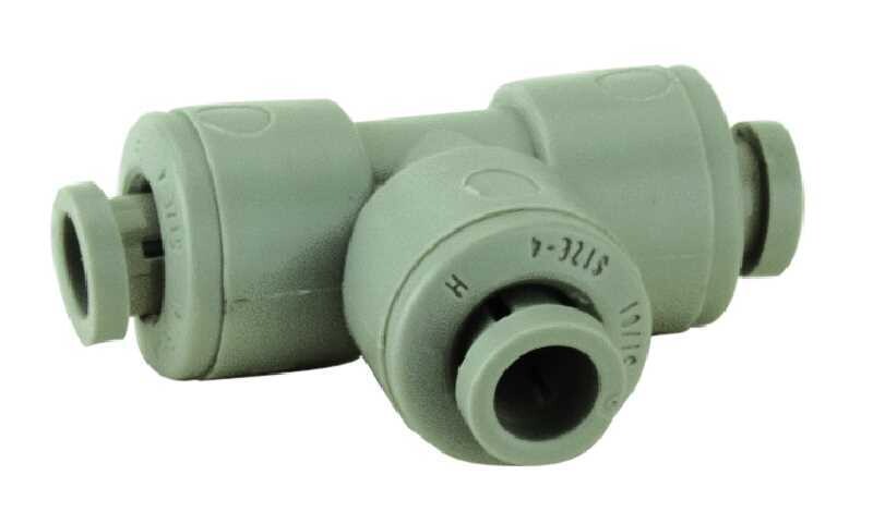 Push Connect Tee, 3/8&quot;&quot;