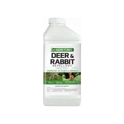 Liquid Fence HG-71136 Repell Concentrated Deer &amp; Rabbit Repellent, 40Oz