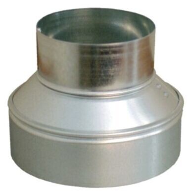 Stove Pipe Adaptor Bushing, 7&quot; Crimp X 6&quot;