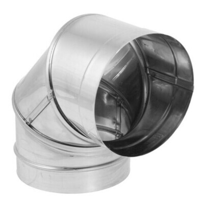 SS Stove Pipe Ell, 7&quot;
