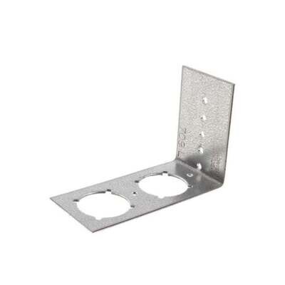 PexRite 2&quot;X4-1/4&quot;X3-1/4 Galv. L Bracket w/2 Holes