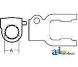 QD Pto Yoke, 1875-Series 1-3/8&quot; 21-Spline