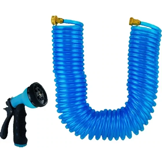 Landscaper&#39;s Select GT-445030 Blue PVC Coil Water Hose, 1/2&quot;X25Ft