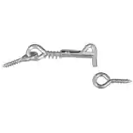 National Hardware N170-738 Safety Hook &amp; Eye, 2&quot; Znc Pltd