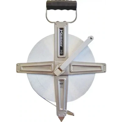 Keson SNR18300 SS Case 300Ft Nylon Coated Steel Tape Measure