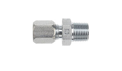 Hydraulic Hose Fitting, 3/8&quot; Female Flareless