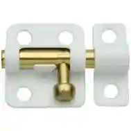National Hardware N248-492 White 2&quot; Window Bolts