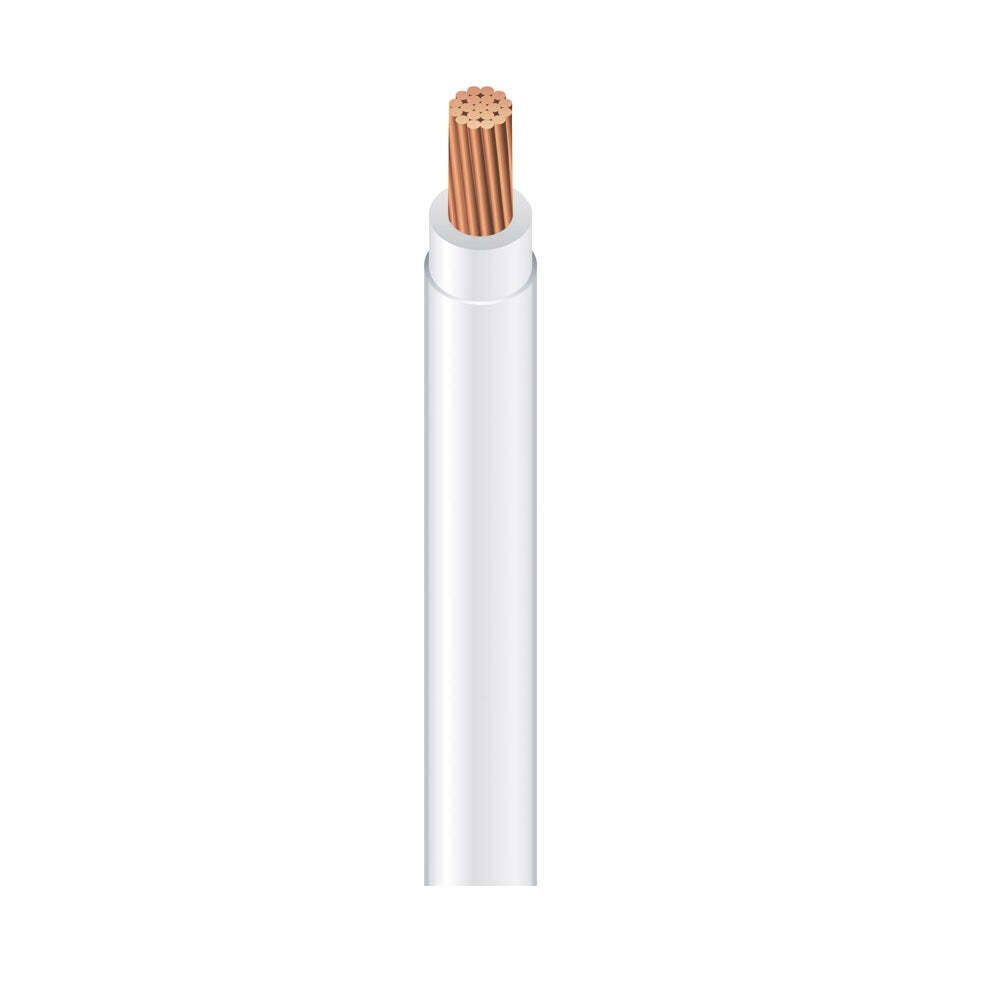 Southwire 8WHT-STRX500 White THHN Single Building Wire