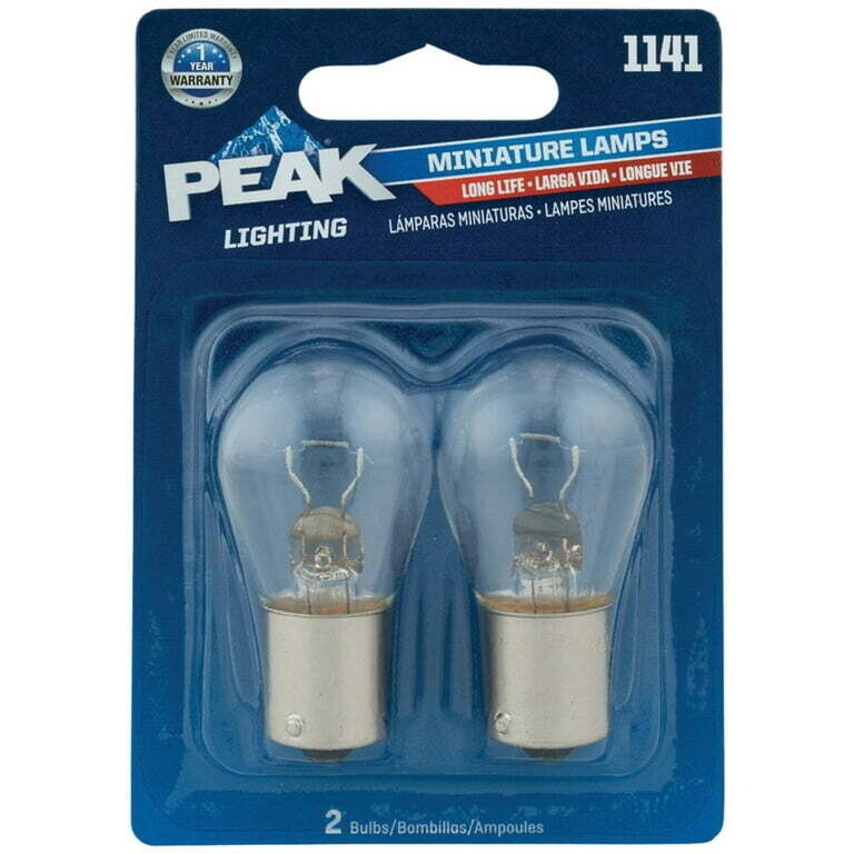 Peak 1141LL-BPP Tail Light Bulb, 1141 2Pk