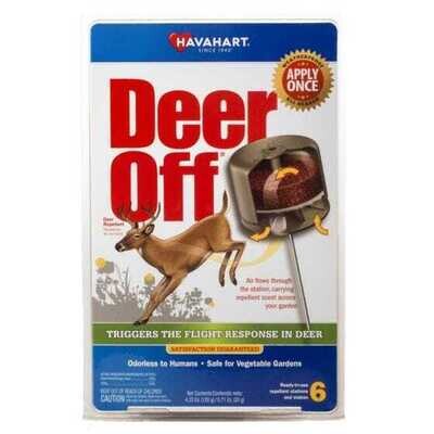 Safer Deer 5962 Deer Repellant Stakes, 6Pk