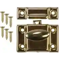 National Hardware N149-625 Brass Cup-Board Turn, 1-1/4&quot;X1-3/4&quot;