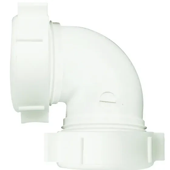 PlumbPak PP55-5W 1-1/2&quot; Sink Drain 90-Deg. Slip-Joint Elbow
