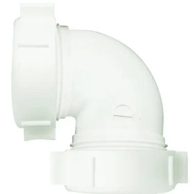 PlumbPak PP55-5W 1-1/2&quot; Sink Drain 90-Deg. Slip-Joint Elbow
