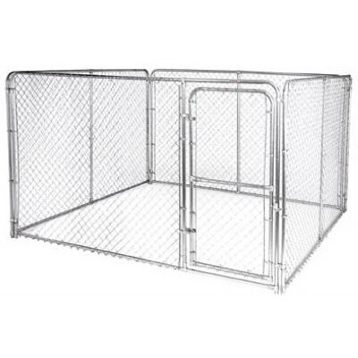 Stephens Pipe &amp; Steel DKS11010 Complete Dog Kennel, 10&#39;X10&#39;X6&#39;