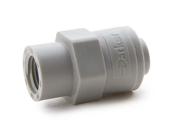 Push Connect Female Adaptor, 1/4&quot;