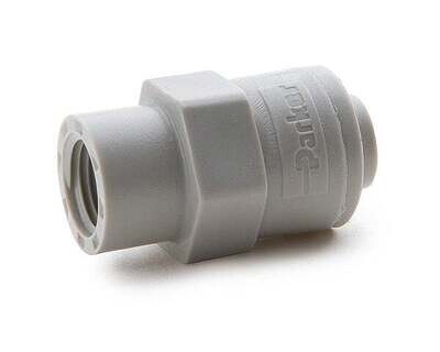 Push Connect Female Adaptor, 1/4&quot;