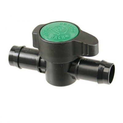 Poly Barbed Ball Valve, 3/4&quot;