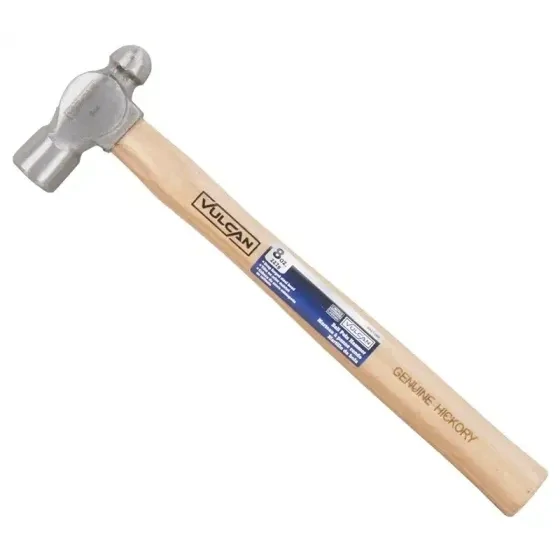 Vulcan BP08H Ball Pein Hammer w/Wooden Handle, 8oz
