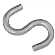 National Hardware N121-756 Open S-Hooks, 3&quot; Znc Pltd