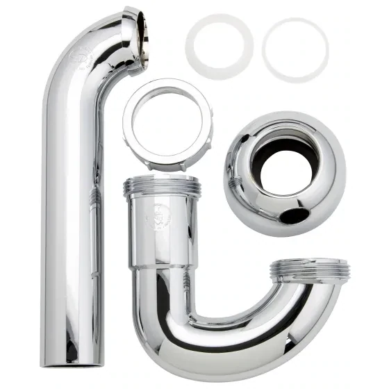 Keeney K400PC ABS Chrome P-Trap, 1-1/2&quot;