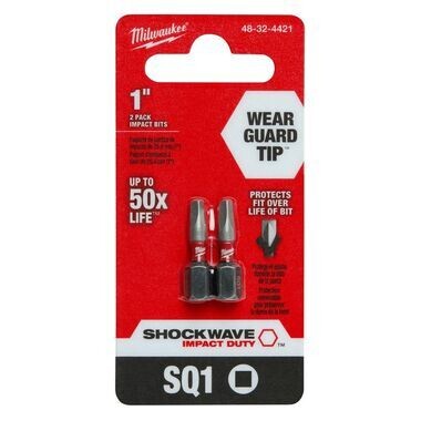 Milwaukee 48-32-4421 #1X1&quot; Square Drive Impact Bit