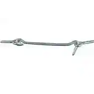 National Hardware N226-381 Gate Hook &amp; Eyes, 6&quot; Znc Pltd