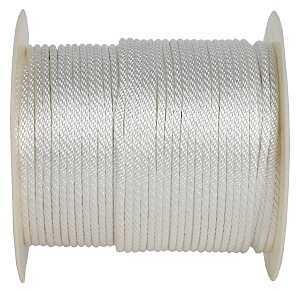Lehigh Grp 5221045 Solid Braid Nylon Rope, 5/16&quot;