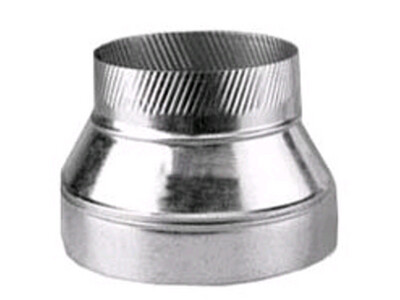 Stainless Steel Stove Pipe Adaptor Bushing, 6&quot; Crimp X 7&quot;