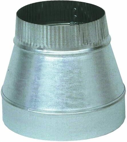 Stove Pipe Tapered Adaptor 7&quot;X6&quot;Crimp