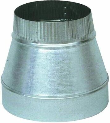 Stove Pipe Tapered Adaptor 7&quot;X6&quot;Crimp
