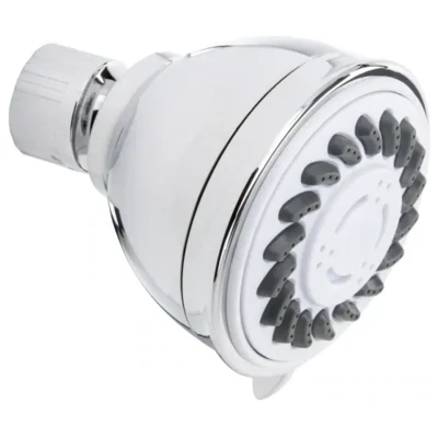 PlumbPak K704CP Polished Chrome 3-Function Shower Head